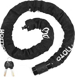 Seguridad adicional al usar candados de cadena para bicicleta