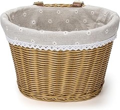 Opiniones reales sobre cestas delanteras de mimbre para bicicleta