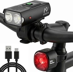 ¿Cuál es el rango de precios de las luces para casco de bicicleta?