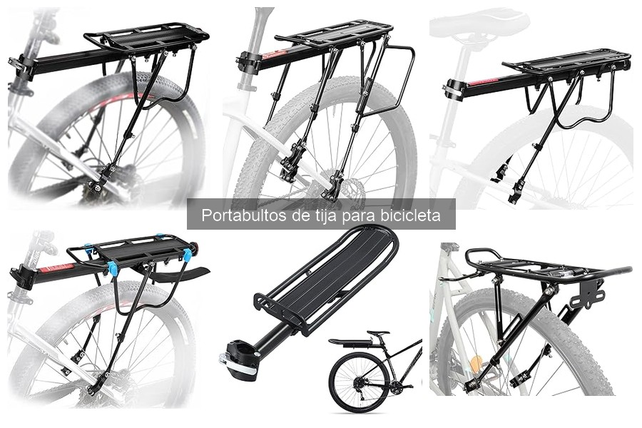 Accesorios compatibles con portabultos de tija para bicicleta