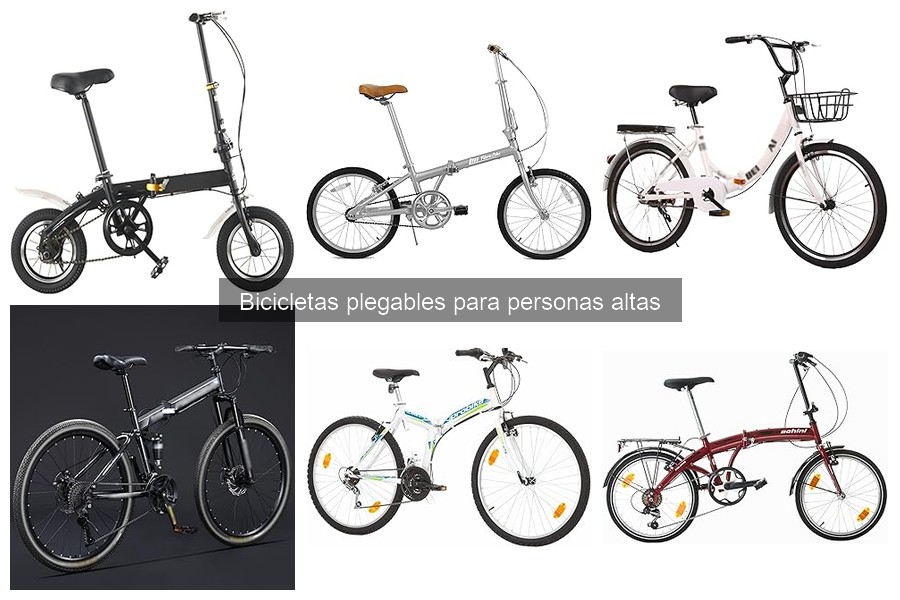 Ajuste y montaje de bicicletas plegables para personas altas