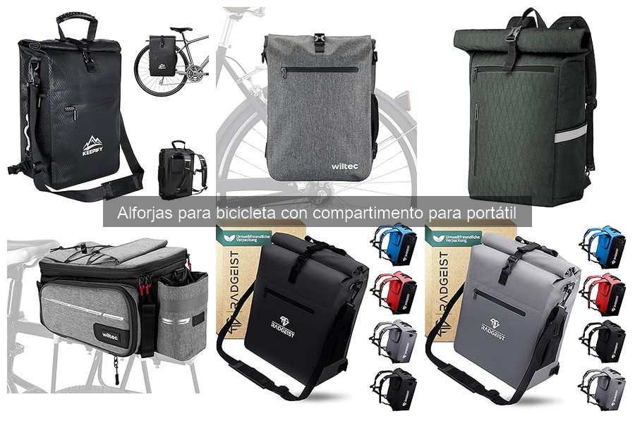 Alforjas para bicicleta con compartimento para portátil: ¿Qué son?