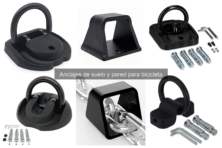 Alternativas a anclajes de suelo y pared para bicicletas