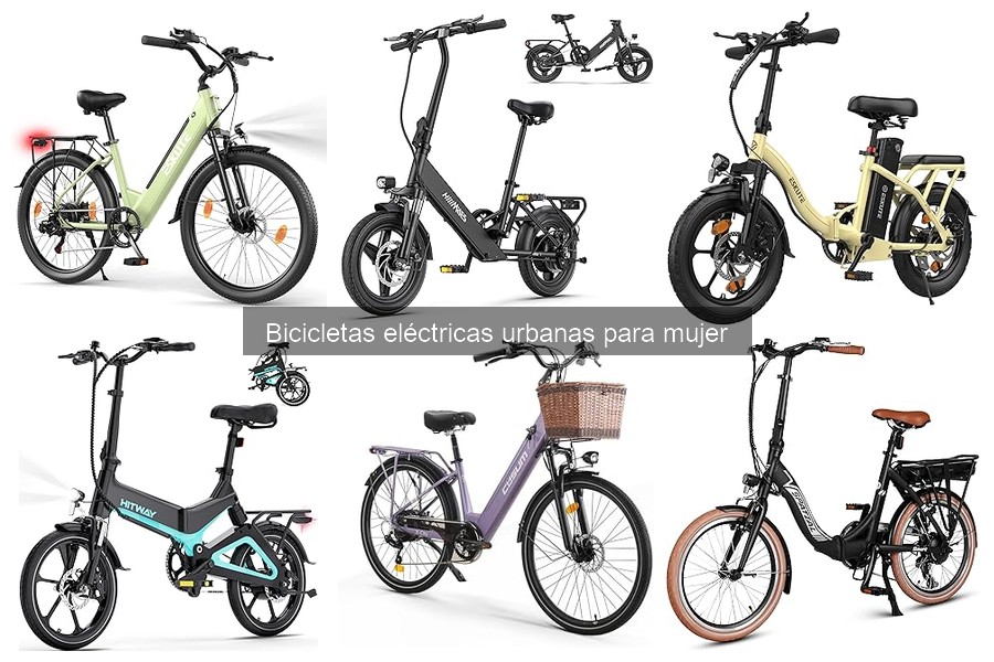 Alternativas a bicicletas eléctricas urbanas para mujer