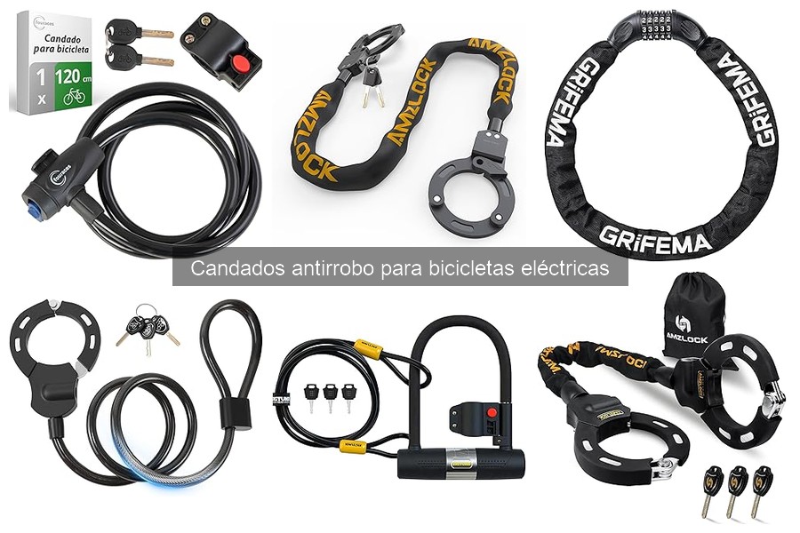 Alternativas a candados antirrobo para bicicletas eléctricas