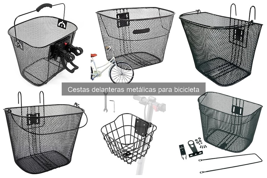 Alternativas a cestas metálicas para bicicleta: opciones útiles