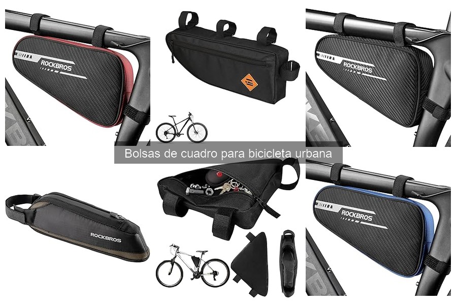 Alternativas a las bolsas de cuadro para bicicleta urbana