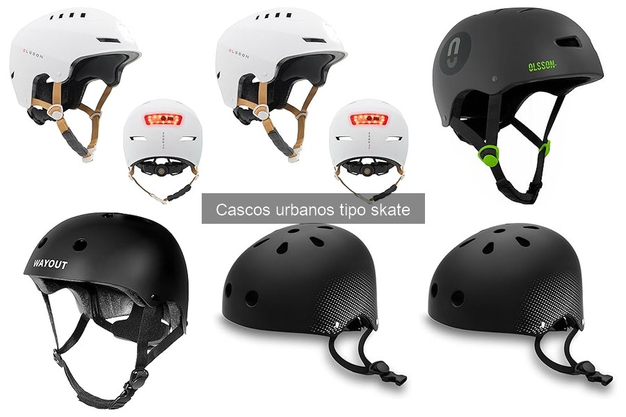Alternativas a los cascos urbanos tipo skate para ciclistas