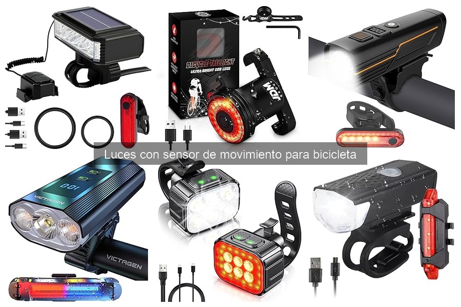 Alternativas a luces con sensor de movimiento para bicicleta