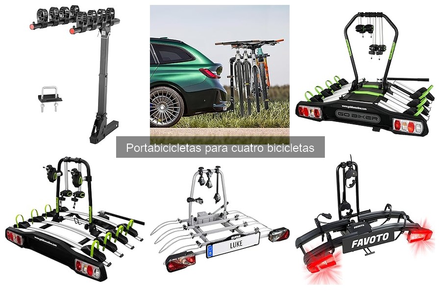 Alternativas a Portabicicletas para Cuatro Bicicletas