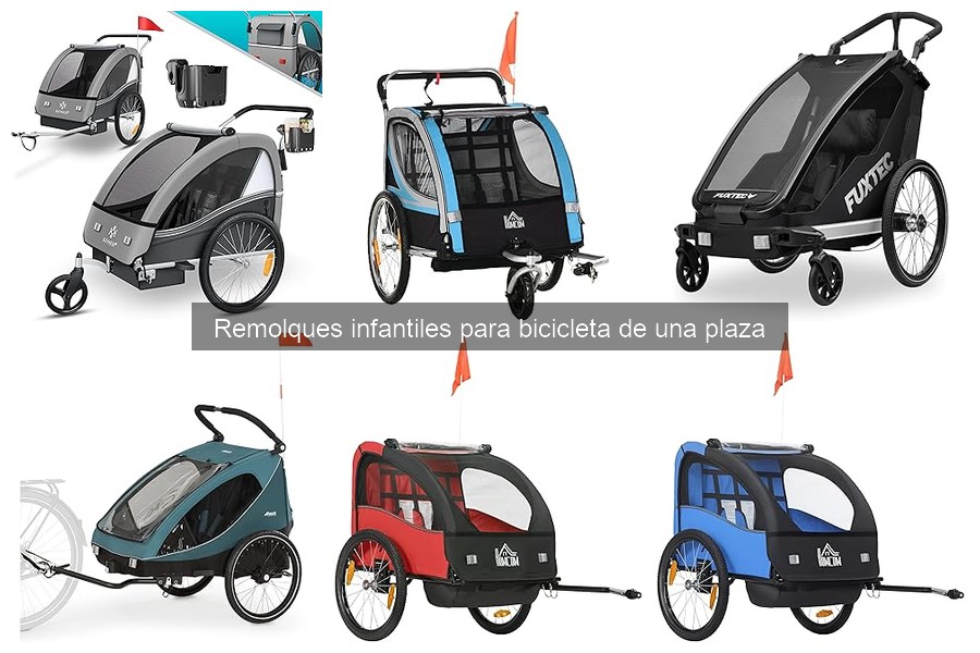 Alternativas a remolques infantiles para bicicleta de una plaza
