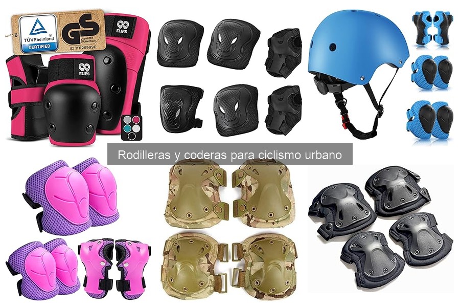 Alternativas a rodilleras y coderas para ciclismo urbano