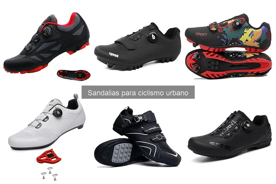 Alternativas a sandalias para ciclismo urbano: opciones efectivas