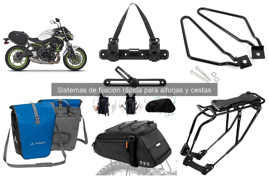 Alternativas a sistemas de fijación rápida para alforjas