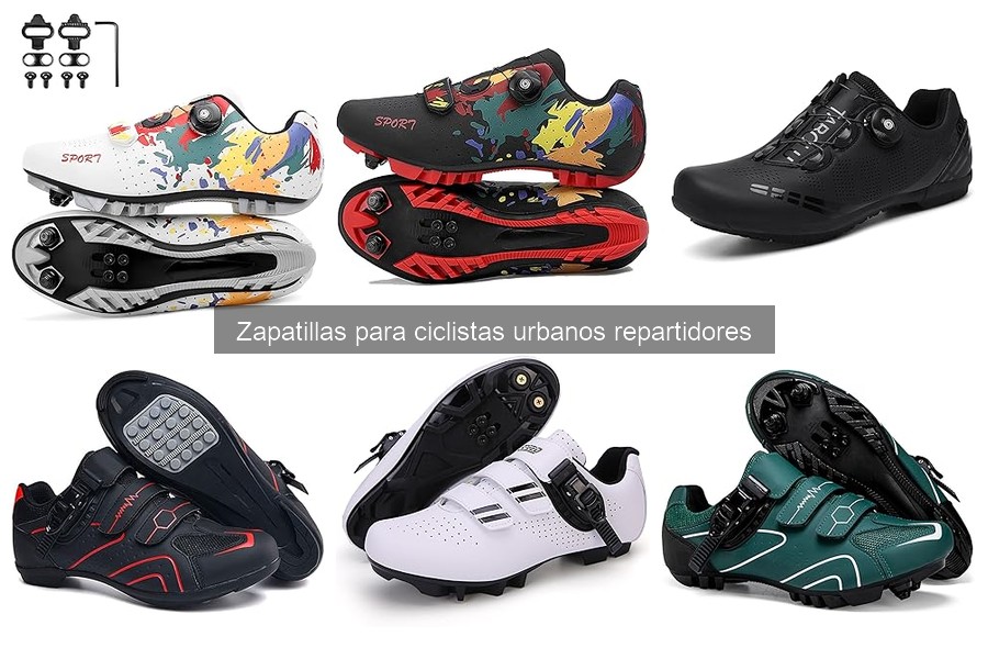 Alternativas a zapatillas de ciclismo para repartidores
