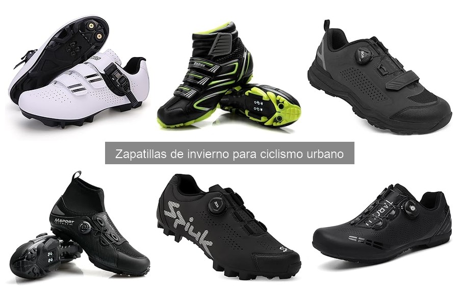Alternativas a zapatillas de invierno para ciclismo urbano