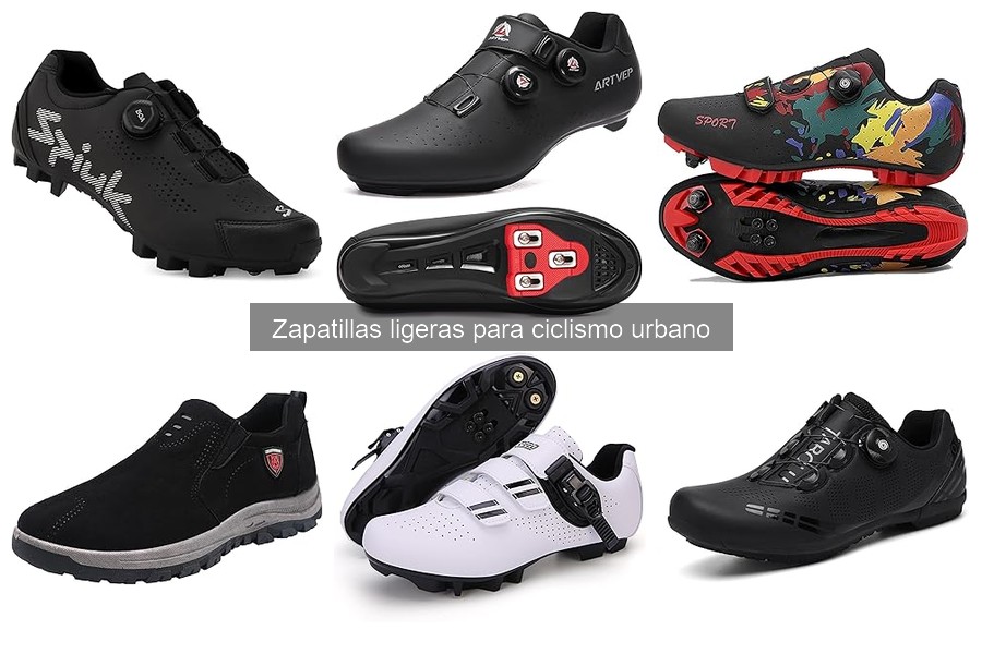 Alternativas a zapatillas ligeras para ciclismo urbano