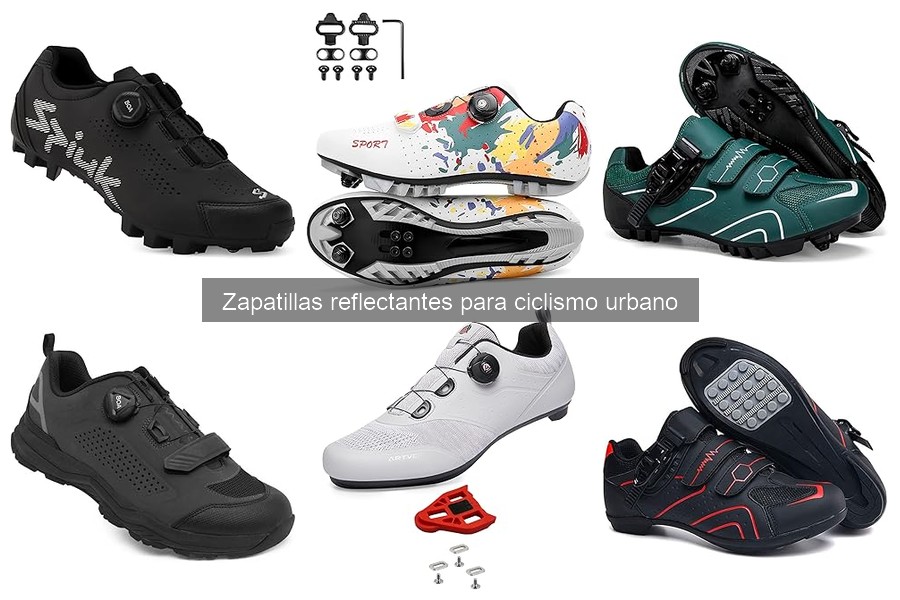 Alternativas a zapatillas reflectantes para ciclistas urbanos