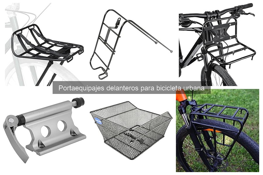 Alternativas al portaequipajes delantero para bicicleta urbana