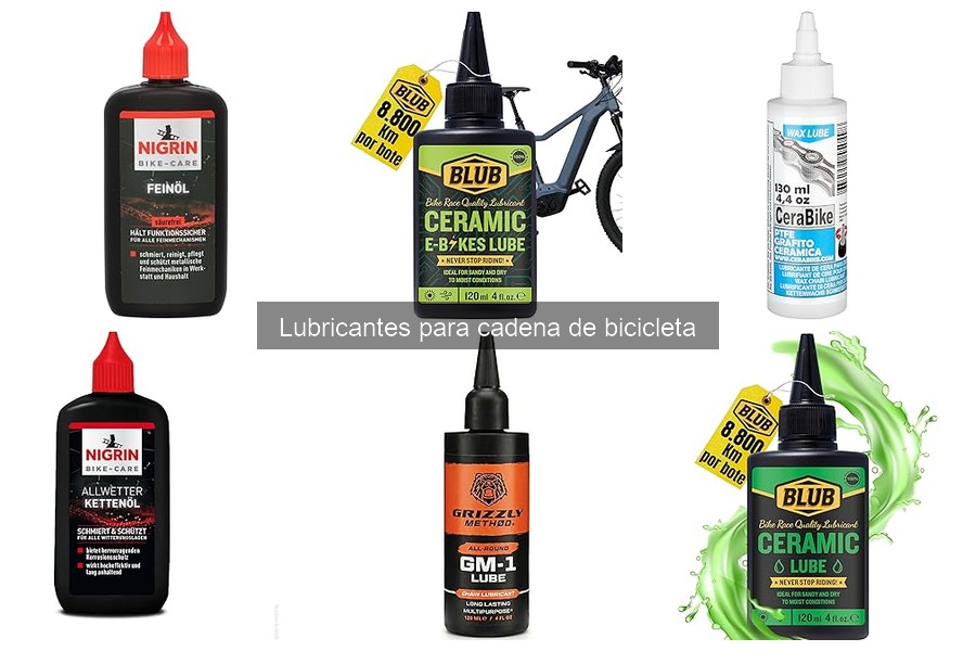 Alternativas efectivas al lubricante de cadena para ciclistas