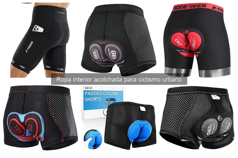 Beneficios de la ropa interior acolchada para ciclismo urbano