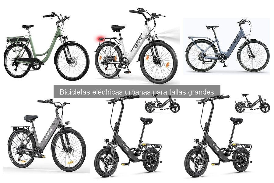 Bicicletas eléctricas urbanas para tallas grandes: Definición y características