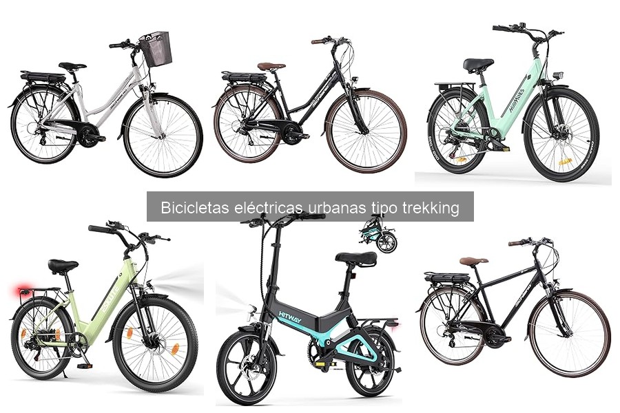 Bicicletas eléctricas urbanas tipo trekking: ¿son seguras?