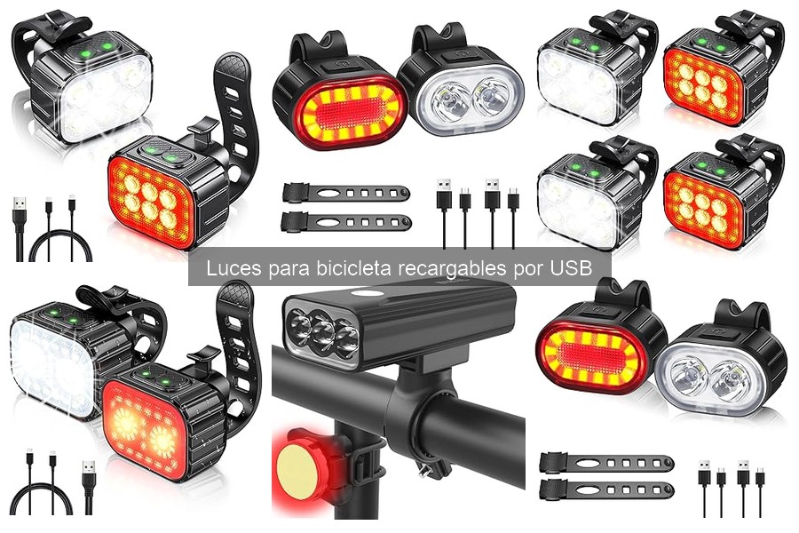 Características Clave de Luces para Bicicletas Recargables USB