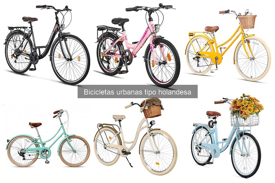 Características de las bicicletas urbanas tipo holandesa