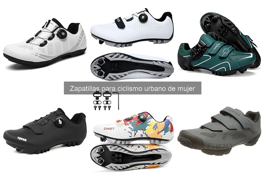 Características esenciales de zapatillas de ciclismo urbano para mujer