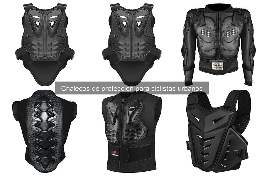 Chalecos de protección ideales para ciclistas urbanos principiantes
