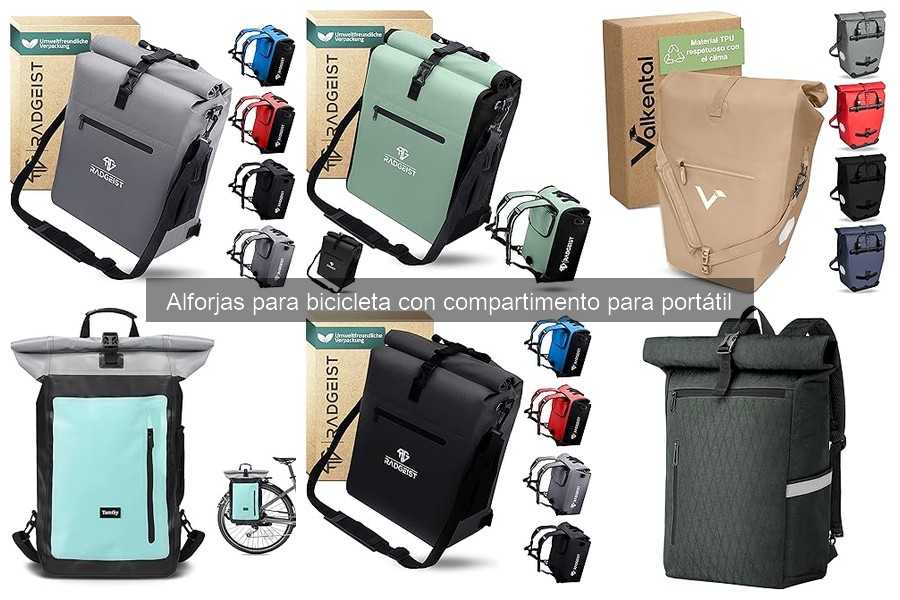 Cómo cuidar tus alforjas para bicicleta con compartimento portátil