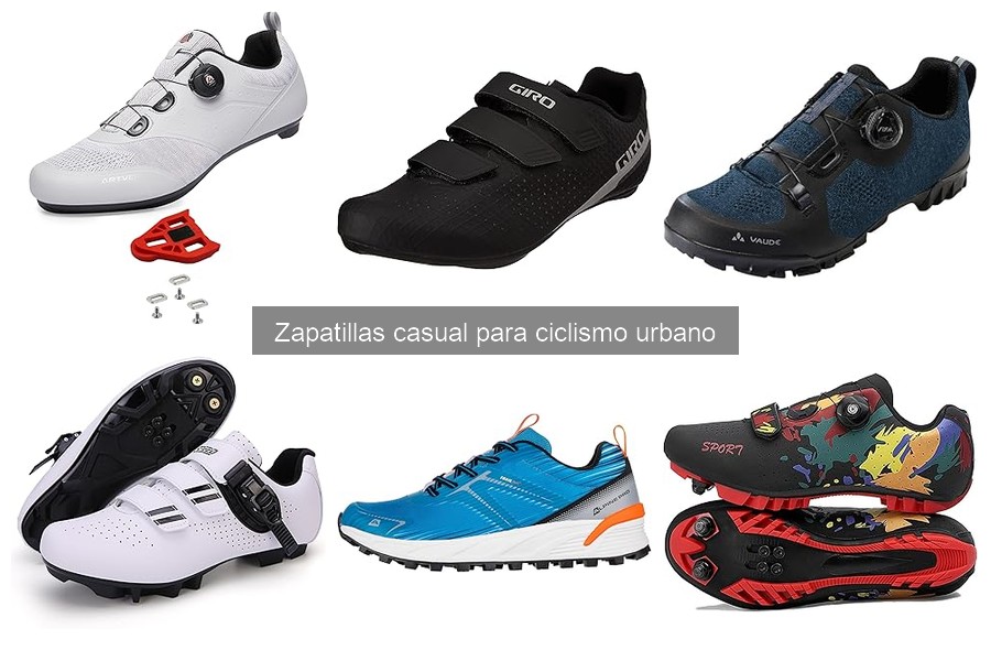 Cómo cuidar tus zapatillas casual para ciclismo urbano