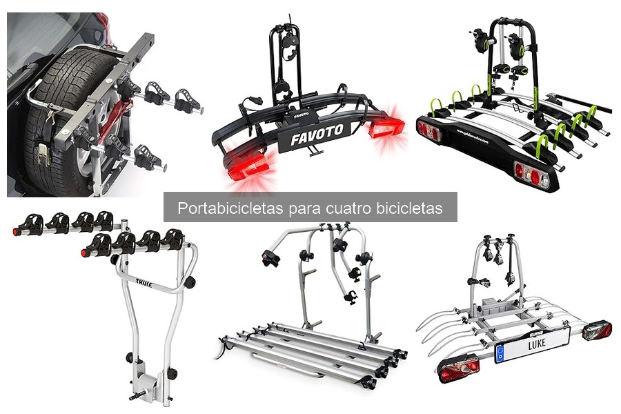 Cómo elegir el mejor portabicicletas para 4 bicicletas