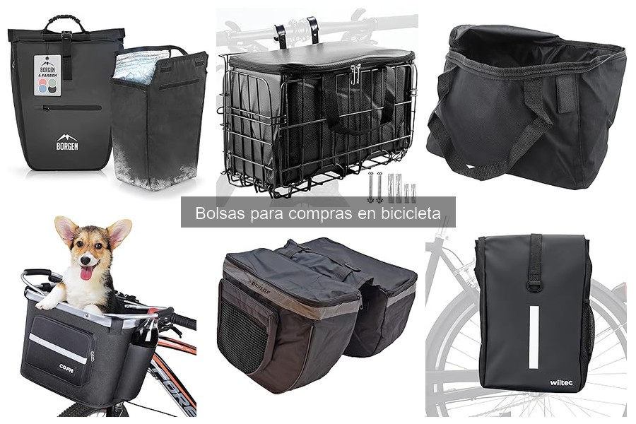 ¿Cómo elegir la mejor bolsa para compras en bicicleta?