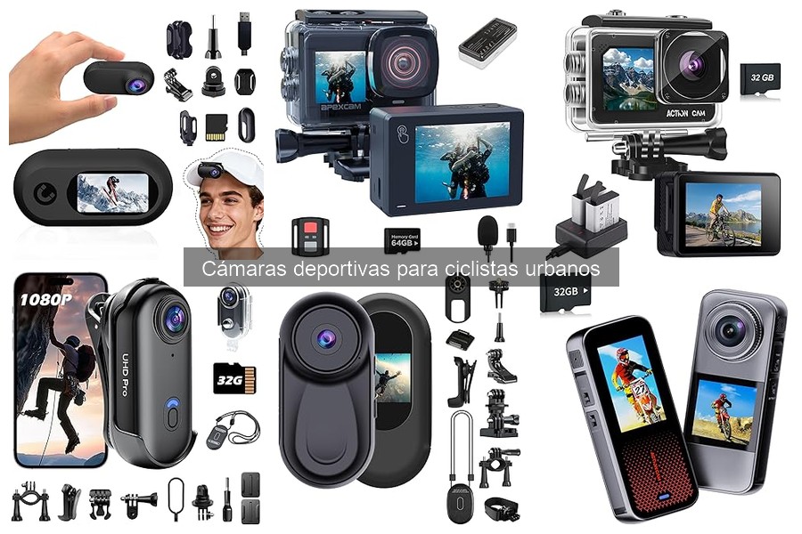 Cómo elegir la mejor cámara deportiva para ciclismo urbano