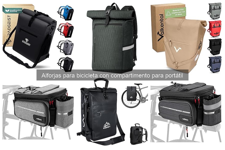 Cómo evitar daños en tu portátil al usar alforjas para bicicleta