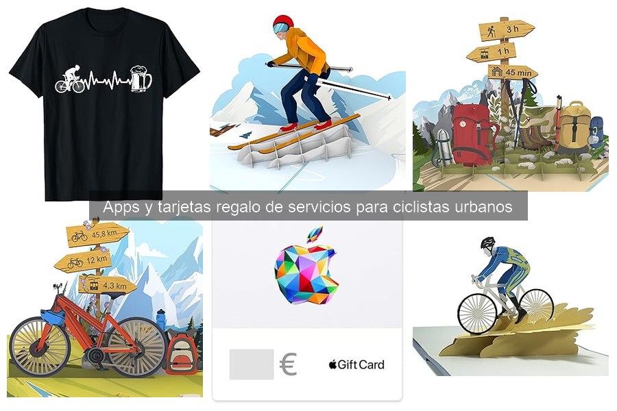 ¿Cómo funcionan las tarjetas regalo para ciclistas urbanos?