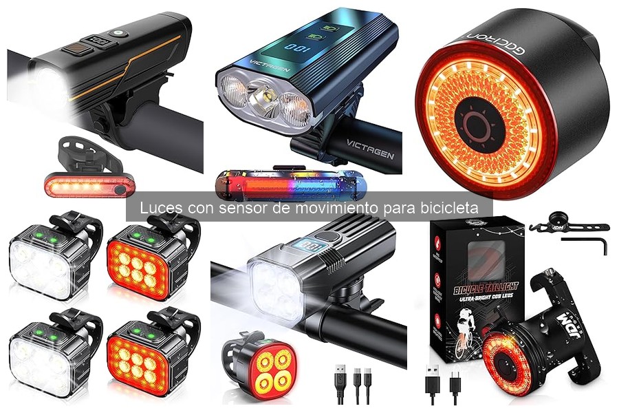 Cómo instalar luces con sensor de movimiento en bicicleta
