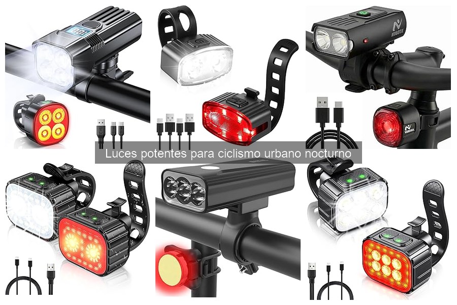 Cómo instalar luces potentes para ciclismo urbano