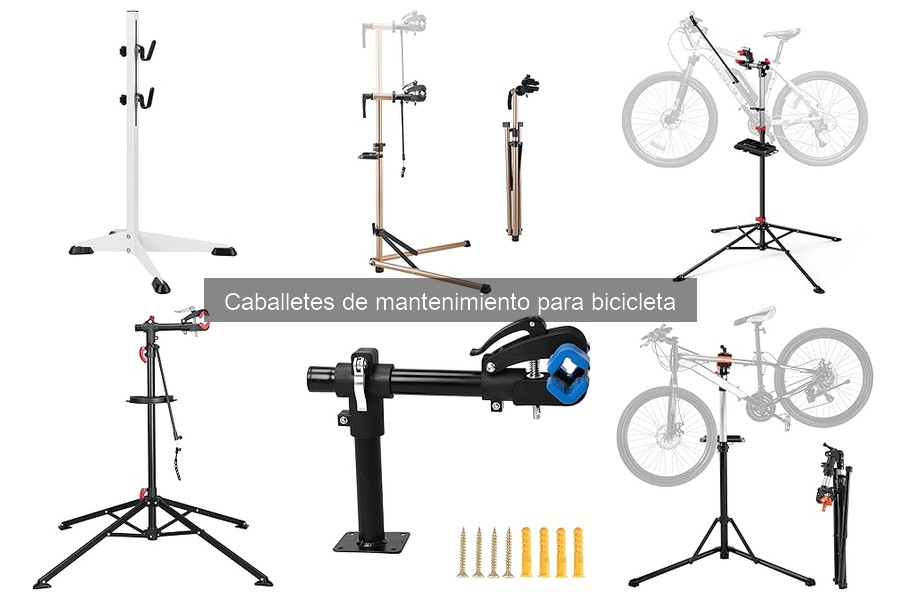 ¿Cómo instalar un caballete de mantenimiento para bicicleta?