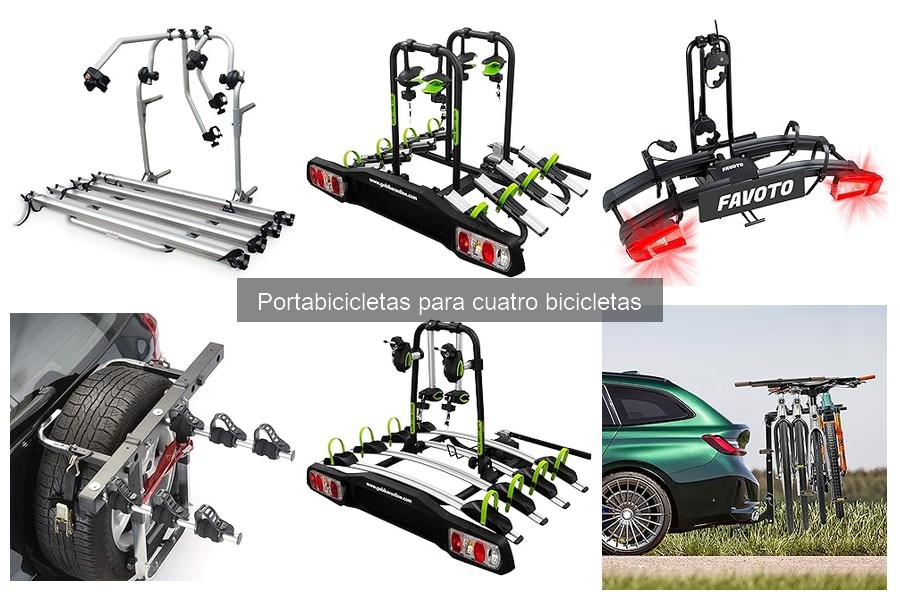 Cómo transportar 4 bicicletas de forma segura y fácil