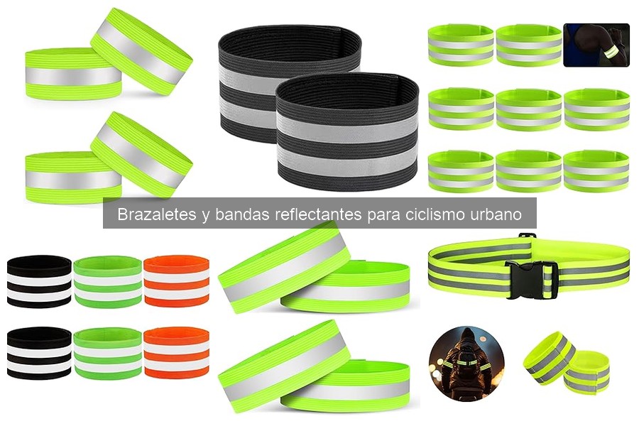 Cómo usar un brazalete reflectante para ciclismo urbano