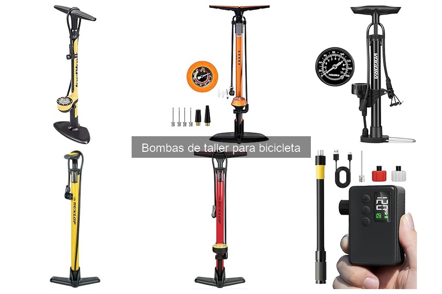 Cómo usar una bomba de taller para bicicleta correctamente