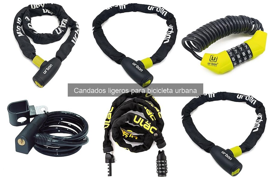 Comparativa: Candados ligeros vs pesados para bicicleta urbana