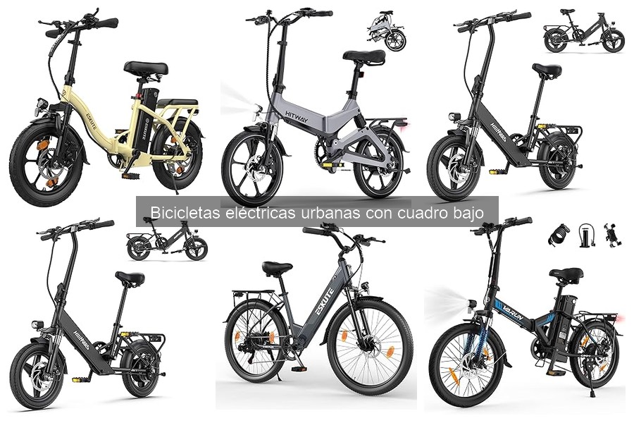 Comparativa de Bicicletas Eléctricas Urbanas con Cuadro Bajo