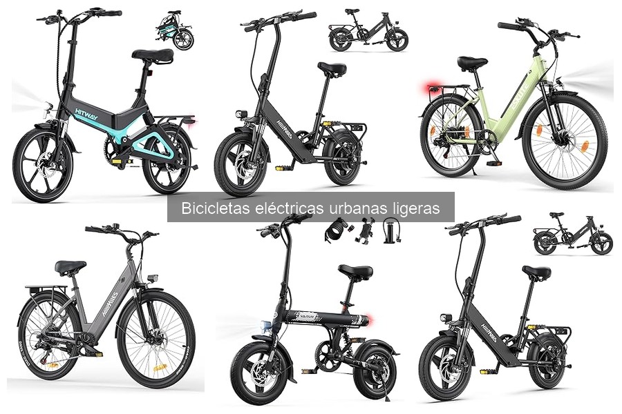 Comparativa de bicicletas eléctricas urbanas ligeras 2023