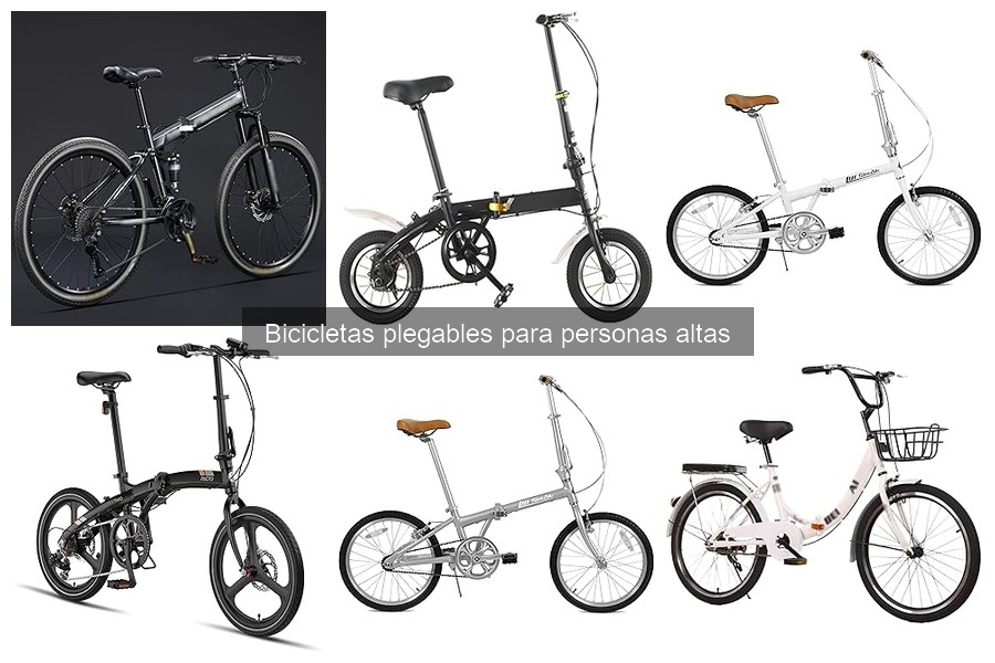 Comparativa de bicicletas plegables para personas altas