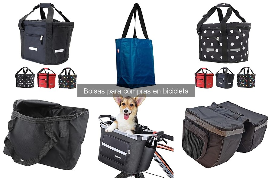 Comparativa de bolsas para compras en bicicleta 2023