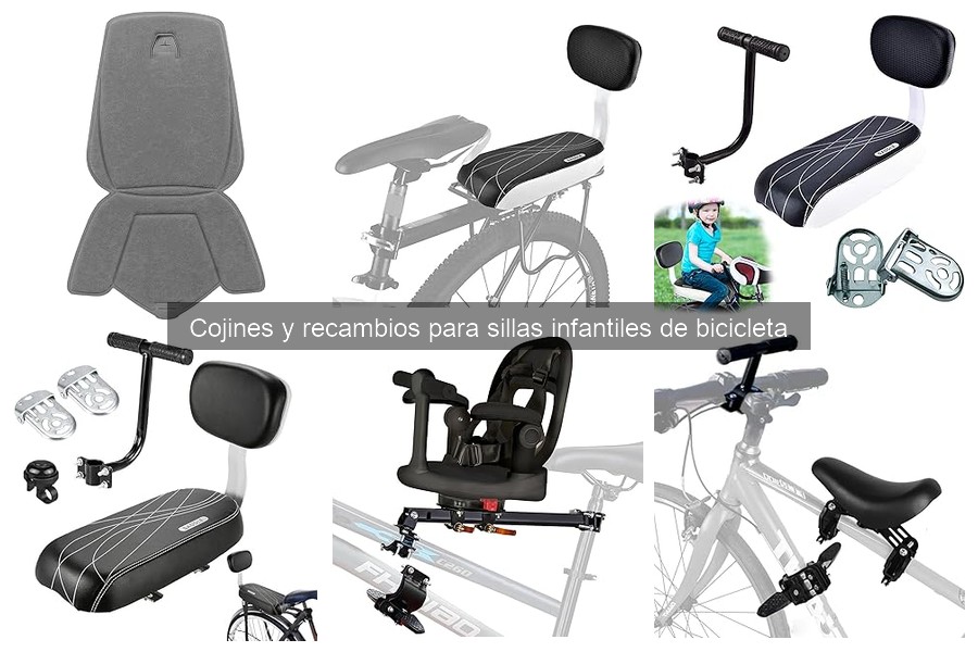 Comparativa de cojines para sillas infantiles de bicicleta